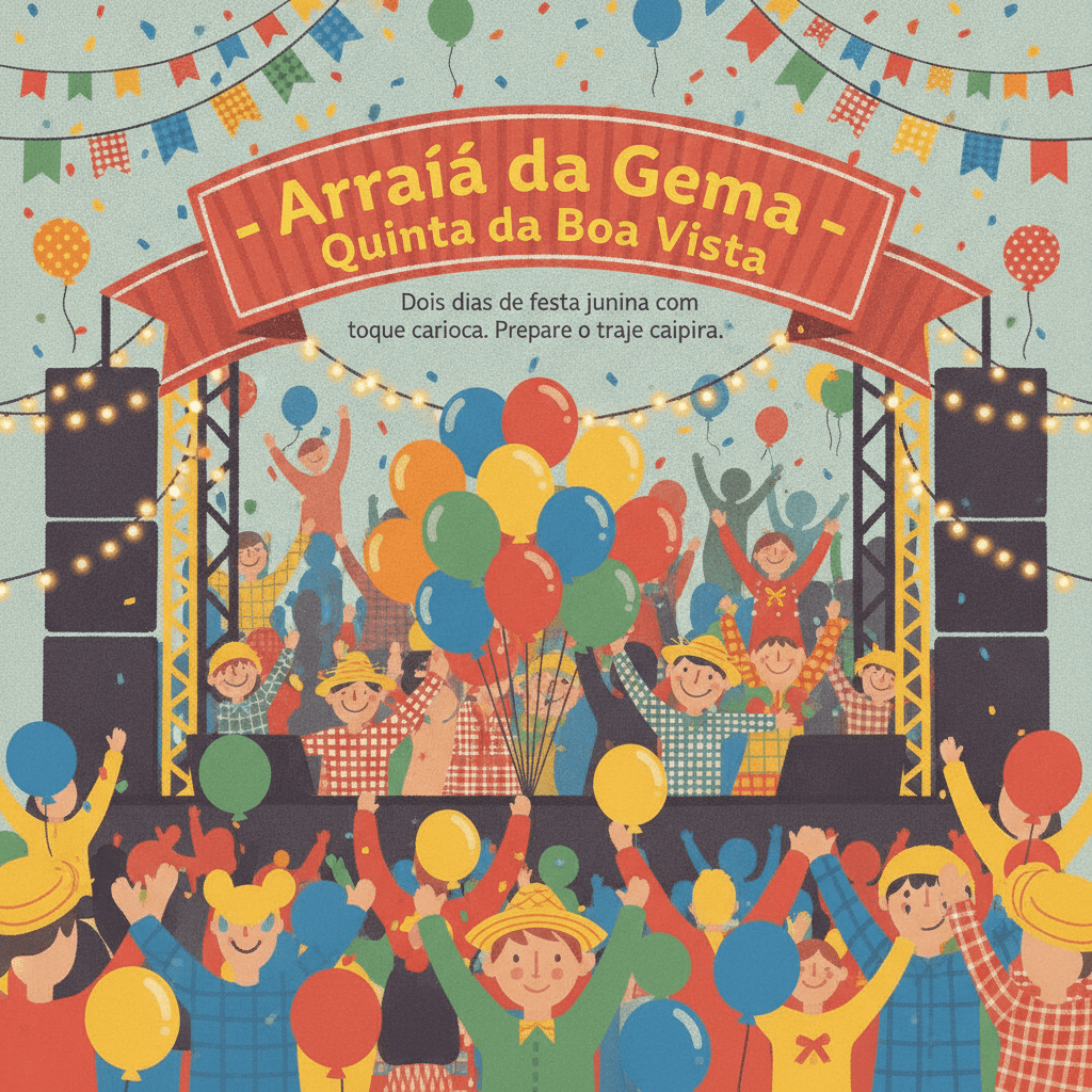Foto: Arraiá da Gema - Quinta da Boa Vista
