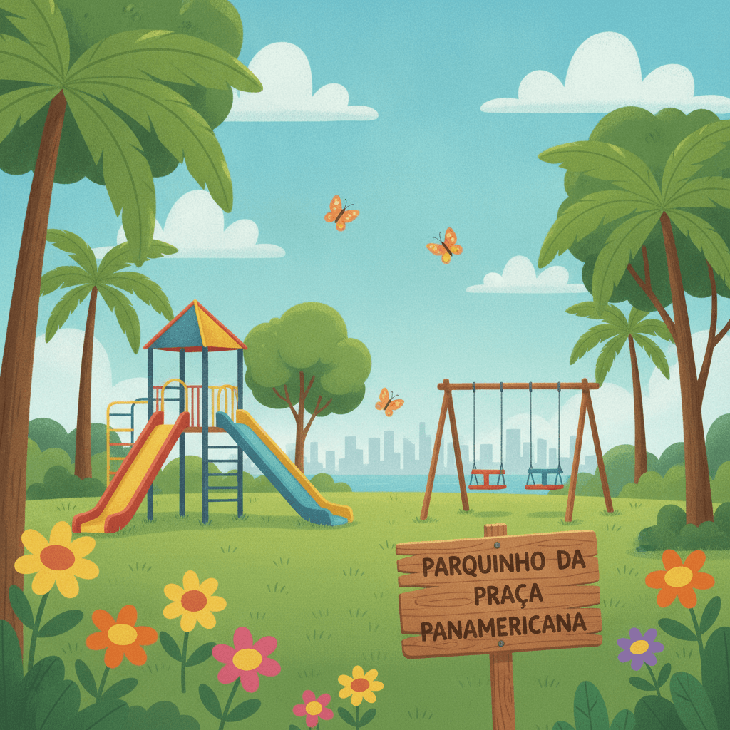 Foto: Parquinho da Praça Panamericana