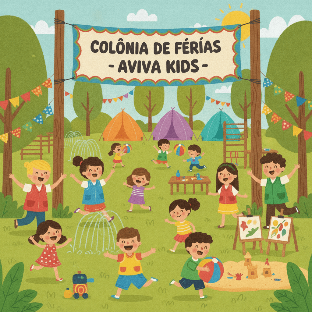 Foto: Colônia de Férias - Aviva Kids