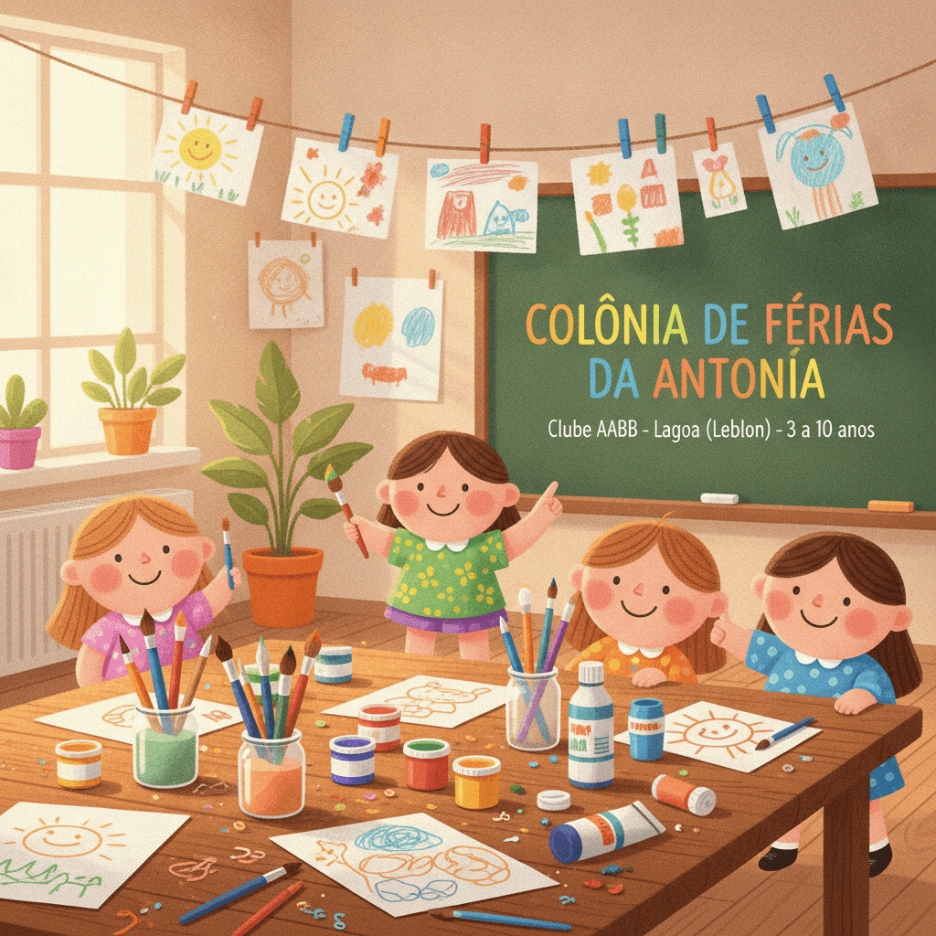 Foto: Colônia de Férias da Antonia