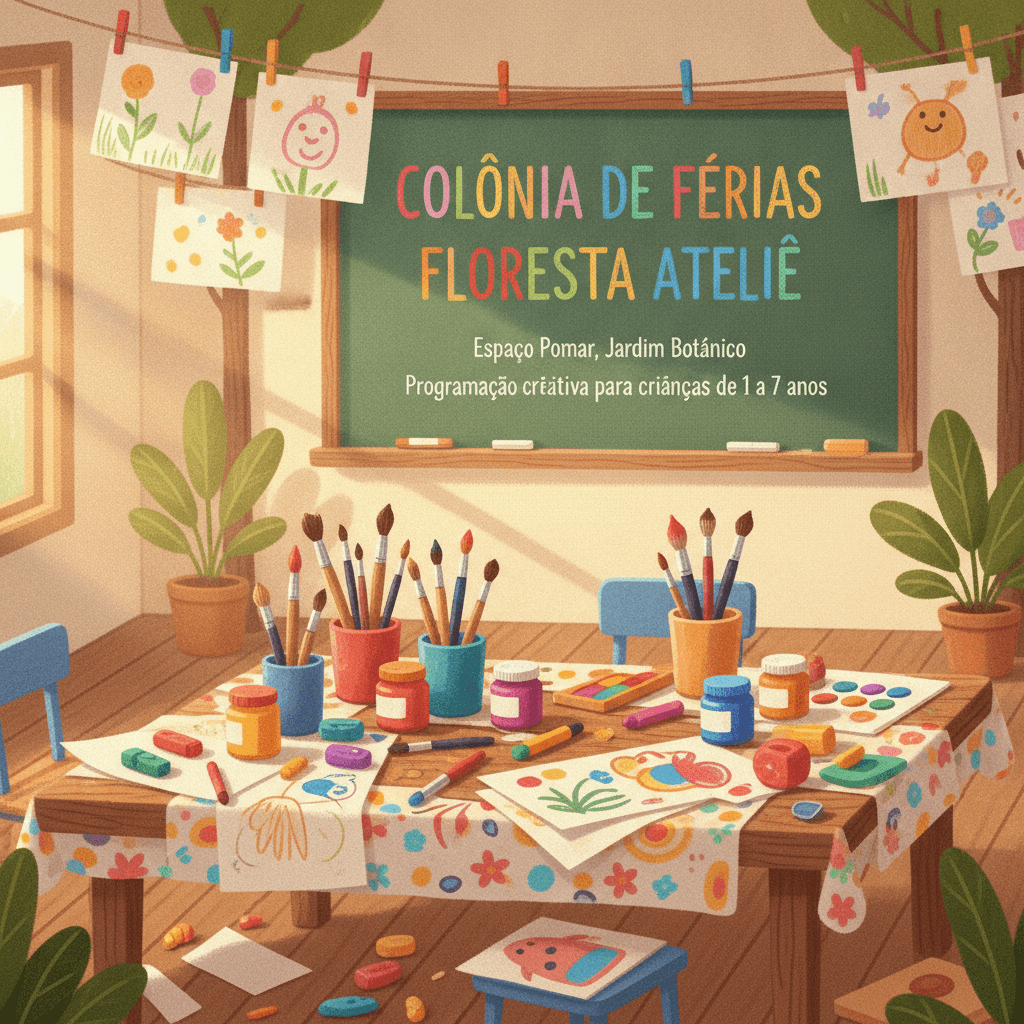 Foto: Colônia de Férias Floresta Ateliê