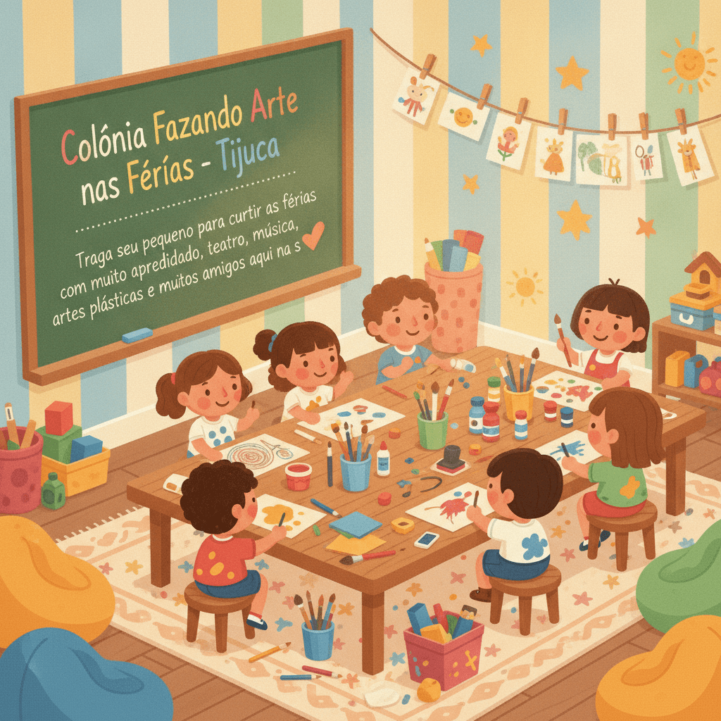 Foto: Colônia Fazendo Arte nas Férias - Tijuca